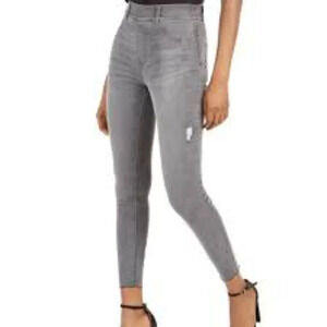 NWT Spanx Distressed Skinny Jeans in Vintage Grey Size XS‎
